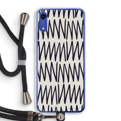 Marrakech Zigzag: Honor Play 8A Transparant Hoesje met koord
