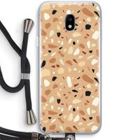 Terrazzo N°17: Samsung Galaxy J3 (2017) Transparant Hoesje met koord