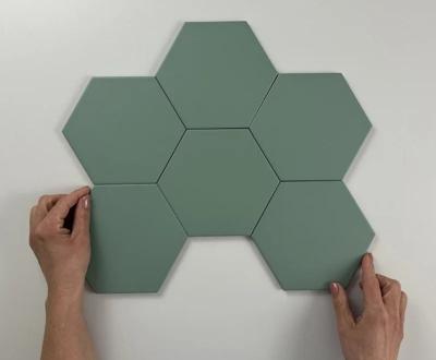 Hexagon Timeless Jade mat 15x17 vloertegel / wandtegel Hexagon Timeless Jade mat 15x17 vloertegel / wandtegel