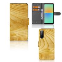 Sony Xperia 10 IV | Book Style Case | Licht Hout