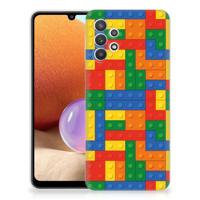 Samsung Galaxy A32 4G | A32 5G Enterprise Editie | TPU bumper | Blokken Samsung Galaxy A32 4G | A32 5G Enterprise Editie | TPU bumper | Blokken