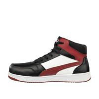 Puma werkschoenen Frontcourt S3L hoog zwart/rood/wit maat 42
