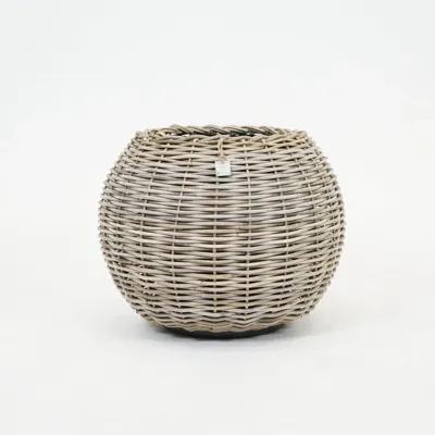 Drypot tina rotan d55h44cm bruin