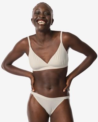 HEMA Triangel Bralette Micro Creme (creme)