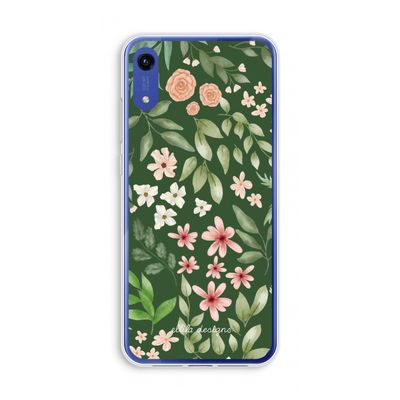 Botanical green sweet flower heaven: Honor Play 8A Transparant Hoesje