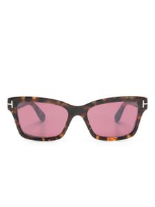 TOM FORD Eyewear lunettes de soleil carrées Mikel - Marron