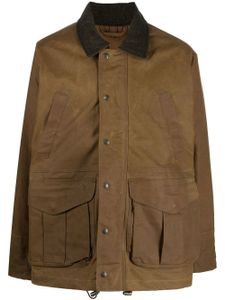 Filson veste en coton ciré - Marron