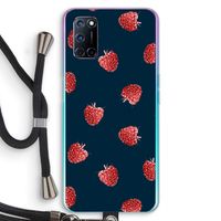 Framboosjes: Oppo A72 Transparant Hoesje met koord