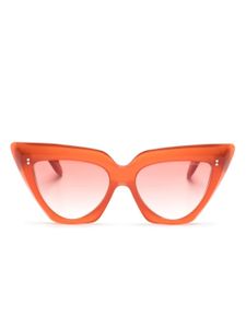 Cutler & Gross lunettes de soleil à monture papillon - Orange