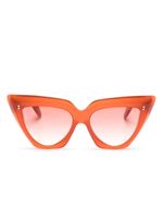 Cutler & Gross lunettes de soleil à monture papillon - Orange - thumbnail