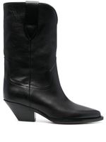 ISABEL MARANT bottines Dahope 50 mm en cuir - Noir - thumbnail