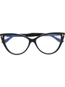 TOM FORD Eyewear lunettes de vue à monture papillon - Noir