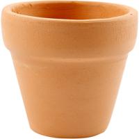 Creativ Company Bloempot, h: 4,2 cm, d 5 cm, 48 stuk/ 1 doos Creativ Company Bloempot, h: 4,2 cm, d 5 cm, 48 stuk/ 1 doos