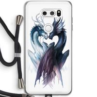 Yin Yang Dragons: LG V30 Transparant Hoesje met koord