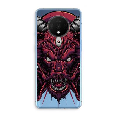 Hell Hound and Serpents: OnePlus 7T Transparant Hoesje