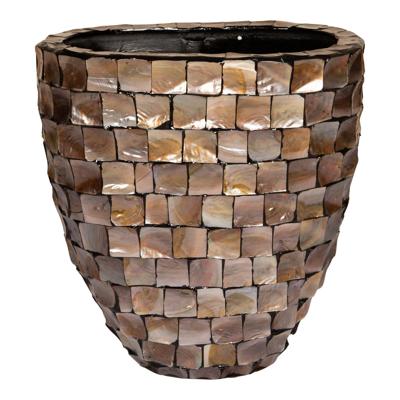 Daven Bronzen poly shell pot ovaal hoog S