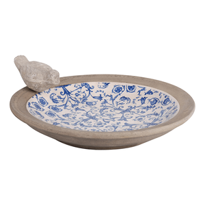 Wasbak met vogel bl. / Esschert Design
