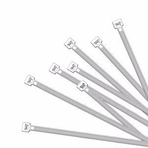 Witte tiewraps 15 cm 100 stuks   -