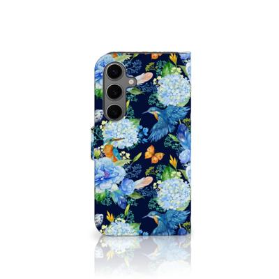 Telefoonhoesje | Met pasjeshouder | voor Samsung Galaxy S25 IJsvogel