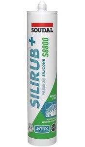 Soudal Silirub+ S8800 | Natuursteen | Siliconenkit | Stofgrijs | 300 ml - 120992