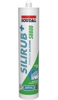 Soudal Silirub+ S8800 | Natuursteen | Siliconenkit | Stofgrijs | 300 ml - 120992 - thumbnail