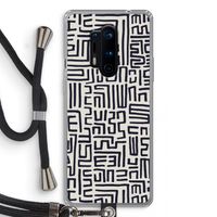 Moroccan Print: OnePlus 8 Pro Transparant Hoesje met koord