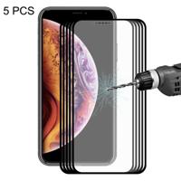 ENKAY Hat-Prins 0.2mm 9H 2.5D volledige scherm getemperd glas Film voor iPhone X / XS(Black)