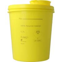 Uson Plast Naaldencontainer 1.7 liter geel gerecycled plastic