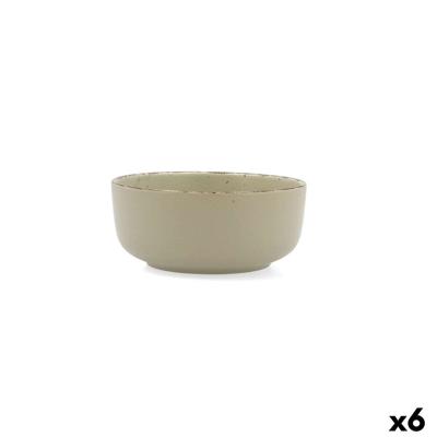 Aperitiefschaaltje Quid Duna Groen Keramisch 15 x 15 cm (6 Stuks)