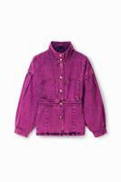 Maitrepierre denim jacket - RED - M - thumbnail