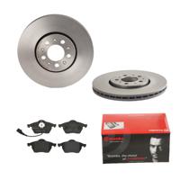 Remmenset, remschijf BREMBO, Remschijftype: Binnen geventileerd, Inbouwplaats: Vooras, u.a. für Audi, VW, Seat, Skoda - thumbnail