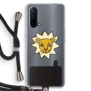 Kleine leeuw: OnePlus Nord CE 5G Transparant Hoesje met koord