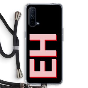 Monogram: OnePlus Nord CE 5G Transparant Hoesje met koord