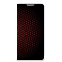 Xiaomi Redmi Note 11 Pro Hoesje met Magneet Geruit Rood