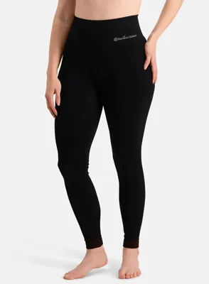 Naadloze legging dames - Claire - Comfortabele bamboe legging zwart