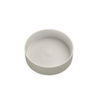 Ideavit Solidthin waskom - 40x40x12.5cm - Solid surface - Rond - Mat Grijs 281617 PE-WH