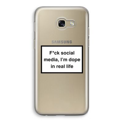 I'm dope: Samsung Galaxy A5 (2017) Transparant Hoesje