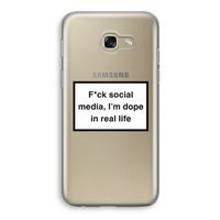 I'm dope: Samsung Galaxy A5 (2017) Transparant Hoesje