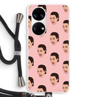 Ugly Cry Call: Huawei P50 Transparant Hoesje met koord