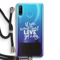 Partner in crime: Huawei P30 Lite Transparant Hoesje met koord Partner in crime: Huawei P30 Lite Transparant Hoesje met koord