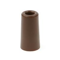 Deurbuffer / deurstopper terracotta bruin rubber 75 x 40 mm - thumbnail