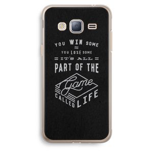 Life: Samsung Galaxy J3 (2016) Transparant Hoesje