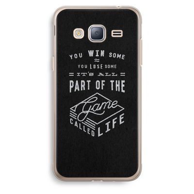 Life: Samsung Galaxy J3 (2016) Transparant Hoesje