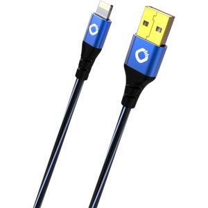 OEHLBACH D1C9323 USB-kabel 0,5 m USB 2.0 USB A Lightning Zwart, Blauw