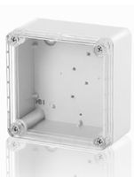 Lege opbouwbehuizing met transparante deksel 300 mm