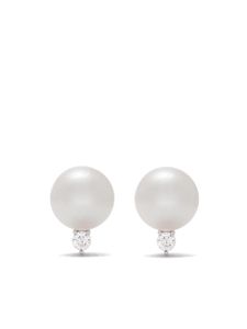 TASAKI boucles d'oreilles en or blanc 18ct ornées de perles Akoya - Argent