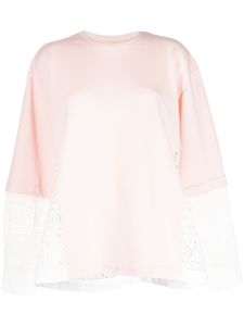 BAPY BY *A BATHING APE® t-shirt à découpes - Rose