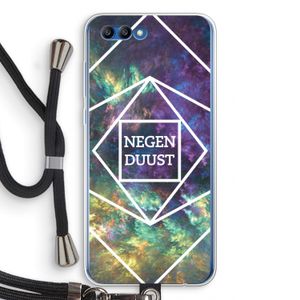 Negenduust ruimte: Honor 10 Transparant Hoesje met koord