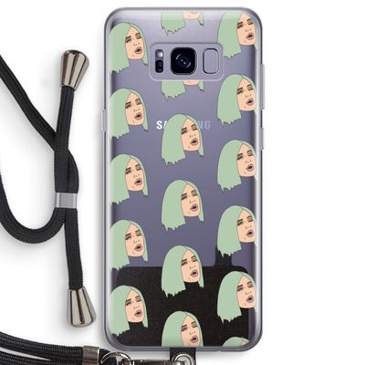 King Kylie: Samsung Galaxy S8 Plus Transparant Hoesje met koord