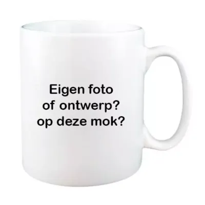 Mok met foto (wit)